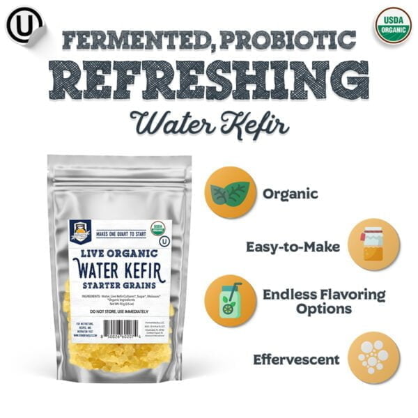 organic water kefir grains