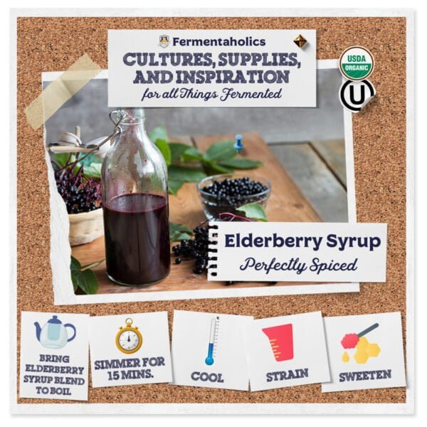 elderberry syrup making blend