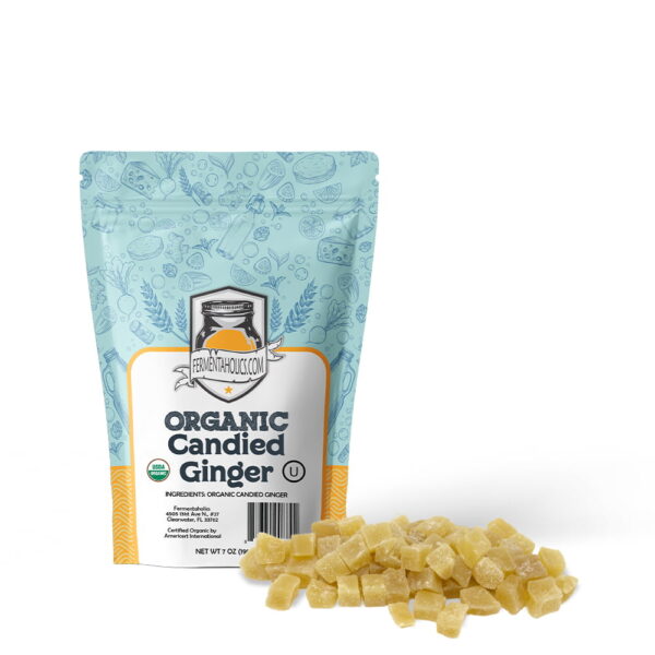 organic candied ginger