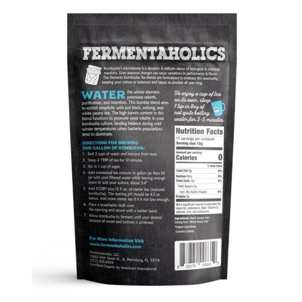 Fermentaholics Organic Kombucha Water Loose Leaf Herbal Tea Blend